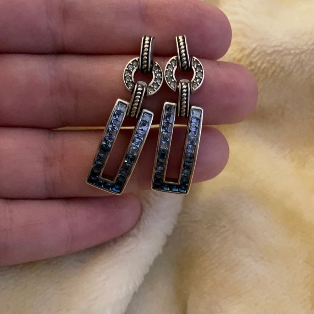 Brighton blue gradient earrings